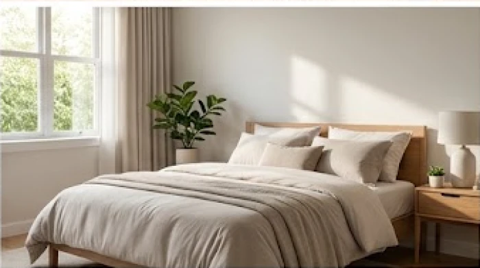 Thiết kế phòng ngủ êm ái với đầu giường quay về hướng thiên y giúp cải thiện sức khỏe