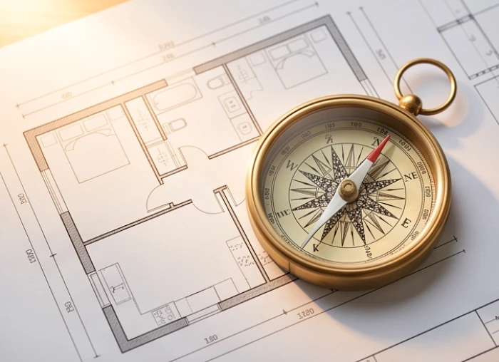 Bản vẽ thiết kế nhà ở được định hướng Đông Bắc giúp thu hút sinh khí cho người thuộc Tây Tứ Mệnh