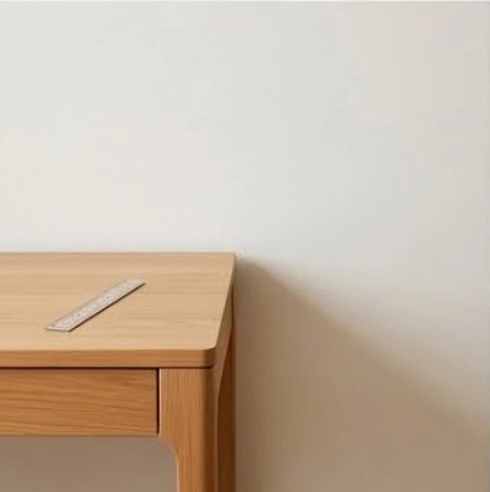 Bố trí khoảng trống tiêu chuẩn từ mép bàn học đến tường đối diện để bảo vệ thị lực