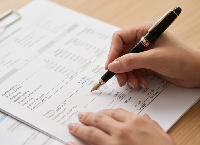 Chuyên gia đang rà soát số liệu chi tiết trên báo cáo để kiểm soát rủi ro trong công việc