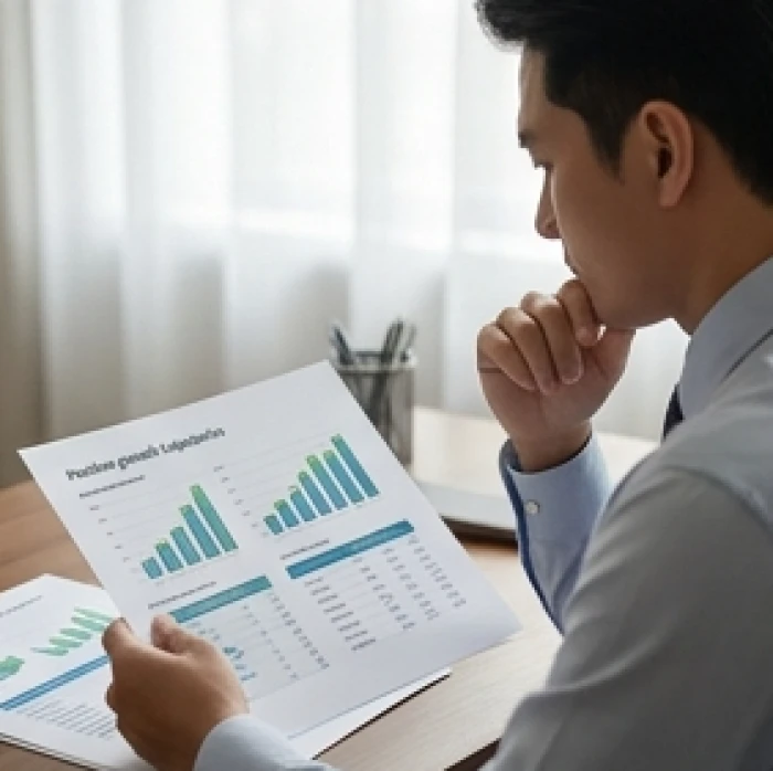 Doanh nhân kiên tâm rà soát biểu đồ phục hồi kinh doanh trong năm cuối tam tai của nhóm tam hợp tuổi thìn