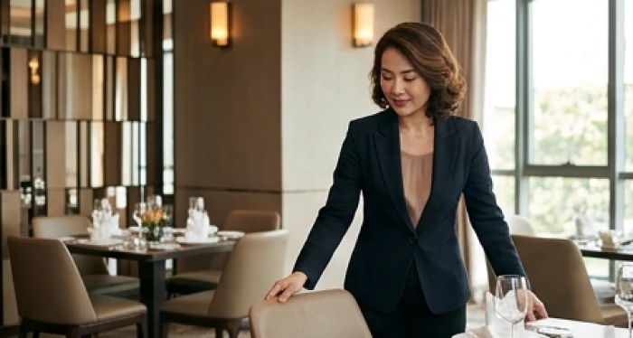Quản lý nhà hàng ẩm thực tuổi đinh mão kiểm tra chất lượng dịch vụ và không gian tiếp khách