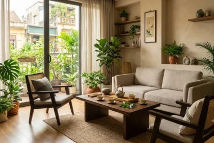 Mô phỏng thiết kế nội thất hài hòa dành cho gia chủ đang tìm hiểu kỷ tỵ 1989 hợp hướng nào