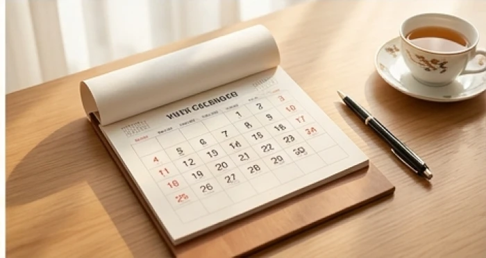 Sổ tay lịch vạn niên và bút ghi chép để sàng lọc ngày giờ hoàng đạo cho người tuổi Mậu Dần 1998