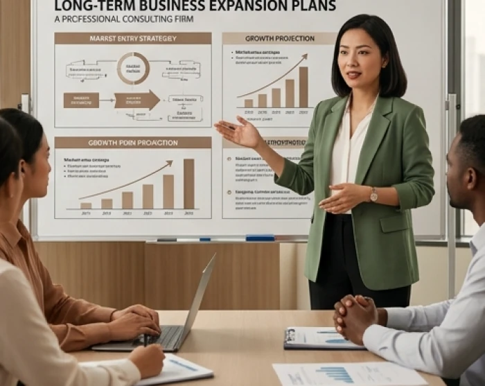 Chuyên gia tuổi mậu dần tự tin thuyết trình lộ trình phát triển doanh nghiệp giai đoạn 2030