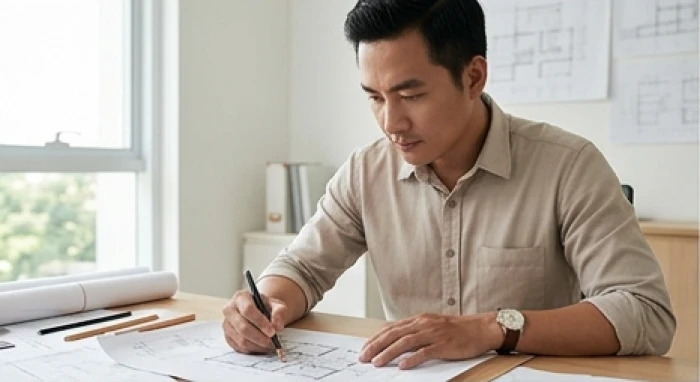 Doanh nhân đinh mão 1987 tập trung nghiên cứu ý tưởng dự án với sự nhiệt huyết của mệnh Lư Trung Hỏa