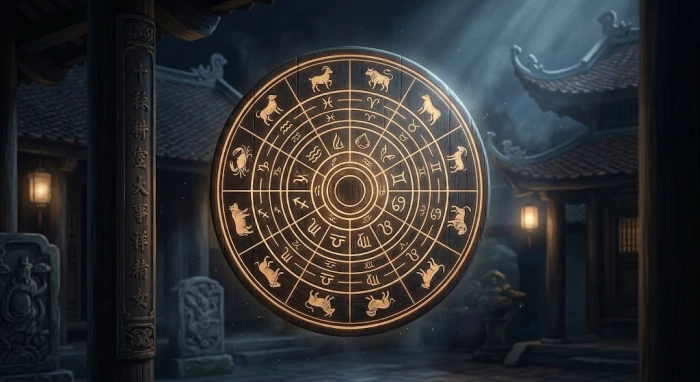 Hình minh họa giải thích chi tiết lục thập hoa giáp là gì cùng vòng tuần hoàn 60 năm của can chi
