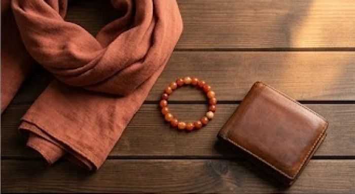 Các vật phẩm phong thủy màu đỏ, cam và nâu đất giúp bổ trợ năng lượng cho người mệnh Sa Trung Thổ