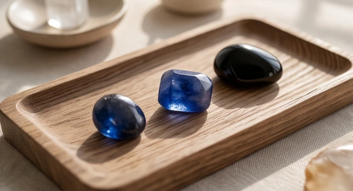 Các vật phẩm phong thủy mang màu sắc tương sinh như đen và xanh dương dành cho tuổi Nhâm Ngọ