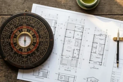 Bản vẽ thiết kế nhà và la bàn phong thủy giải đáp chi tiết mậu ngọ 1978 hợp hướng nào đón tài lộc