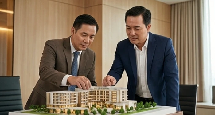 Doanh nhân Mậu Ngọ 1978 khảo sát mặt bằng dự án kinh doanh ẩm thực nhà hàng cùng cổ đông mệnh Thổ