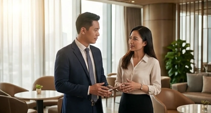 Quá trình trao đổi giữa quản lý chuỗi cung ứng nguyên liệu và chuyên gia xây dựng thương hiệu nhà hàng