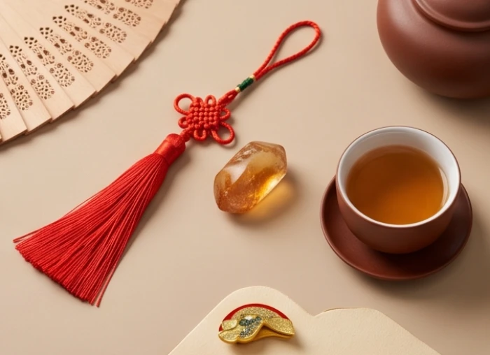 Các vật phẩm phong thủy màu đỏ cam và nâu đất phù hợp với tuổi mậu thân 1968