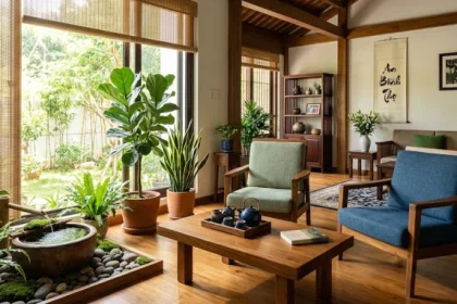 Không gian phòng khách chuẩn phong thủy giúp gia chủ hiểu rõ mậu tuất 1958 mệnh gì qua cách phối màu