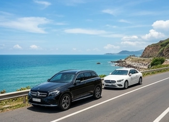 Mẫu xe hơi màu đen bóng và trắng tinh tế giúp chủ xe Giáp Dần 1974 mệnh Thủy thuận lợi trên đường dài