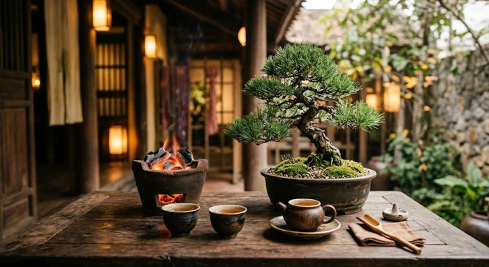 Hình ảnh nghệ thuật tĩnh vật ngũ hành minh họa cho mệnh hỏa hợp mệnh gì trong phong thủy