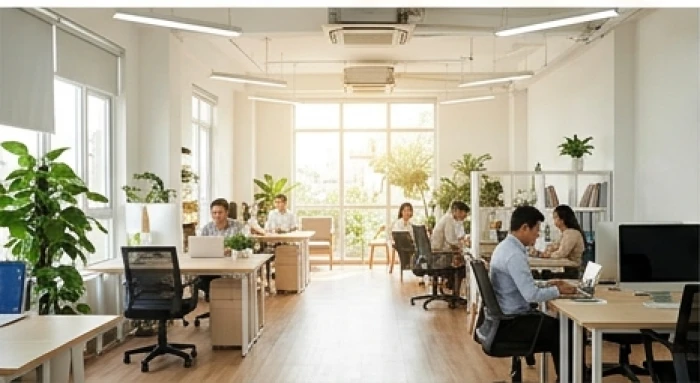 Không gian làm việc mở sáng tạo tại công ty startup giúp người tuổi đinh mão 1987 phát huy tối đa năng lực