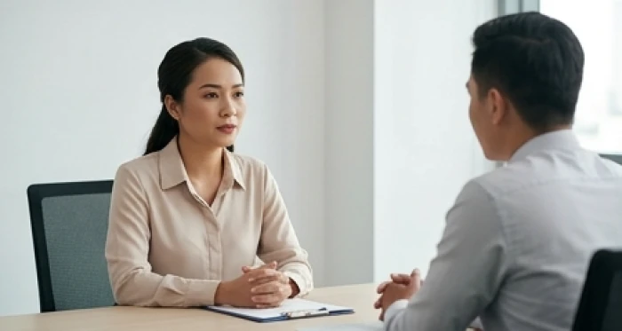 Nhân viên tuổi mão trao đổi thẳng thắn về quyền tự quyết và phong cách quản lý trong buổi phỏng vấn