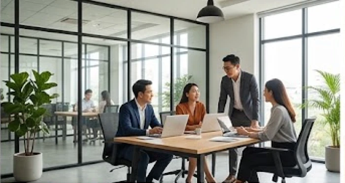 Không gian làm việc năng động, kết nối phù hợp với người tuổi Tân Mùi 1991