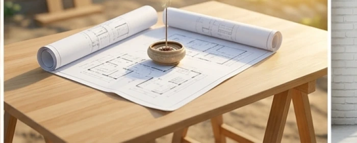 Gia chủ tuổi Đinh Mão cùng người được mượn tuổi tiến hành lễ động thổ xây dựng nhà ở năm Bính Ngọ