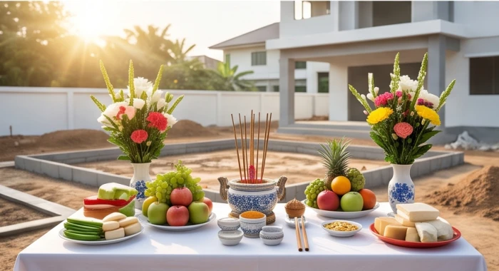 Người hợp tuổi thay mặt gia chủ tiến hành cuốc nhát đất đầu tiên trong lễ động thổ xây nhà năm 2027