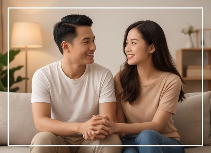 Không gian gia đình đầm ấm hạnh phúc khi nam mạng Giáp Thân chọn đúng người bạn đời tương sinh ngũ hành