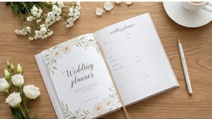 Lịch để bàn với đánh dấu các ngày tháng đẹp dành cho việc kết hôn của nữ mạng Tân Tỵ