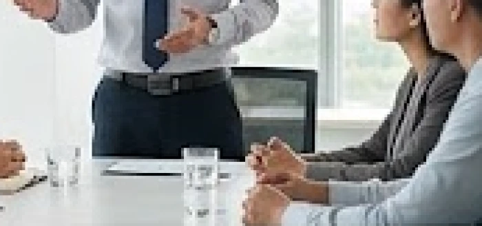 Nam quản lý người Việt Nam đang dứt khoát phân công nhiệm vụ cho đội ngũ nhân sự