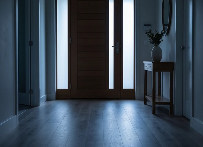 Luồng khí lạnh lẽo xâm nhập qua cửa chính làm xáo trộn không gian sống do ảnh hưởng của cung Lục Sát