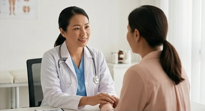 Nhân viên y tế ân cần chăm sóc bệnh nhân phản ánh thiên hướng nghề nghiệp phù hợp với tuổi Mùi