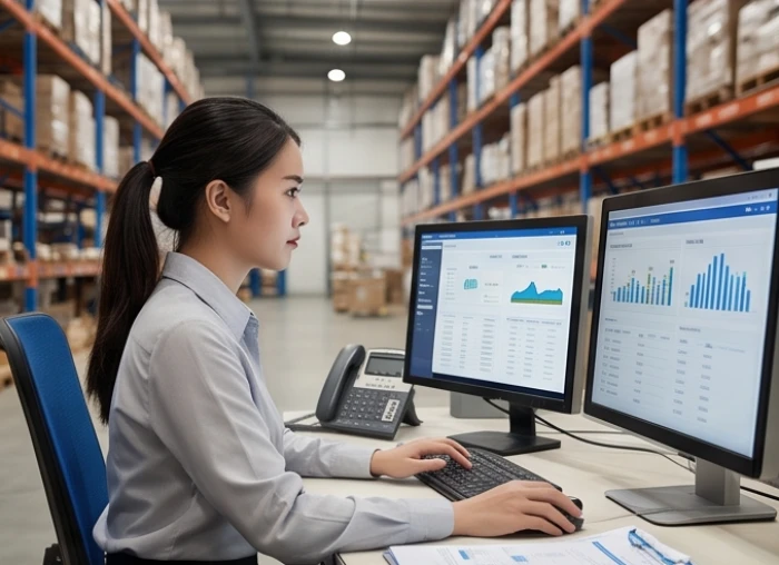 Quản lý chuỗi cung ứng tuổi Đinh Sửu điều phối vận tải tại trung tâm hậu cần logistics