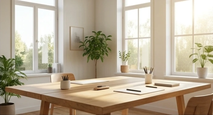 Không gian làm việc tự do ngập tràn ánh sáng tự nhiên kích thích sự sáng tạo và năng lực lãnh đạo