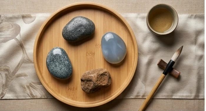 Mô hình biểu tượng dòng chảy ngũ hành sinh vượng mộ giữa ba tuổi Thân Tý Thìn thuộc nhóm thủy cục