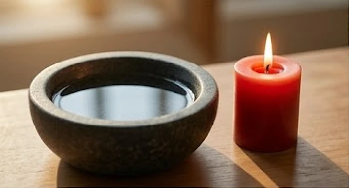 Sự đối kháng của ngũ hành như nước dập tắt lửa minh họa cho nguyên lý tương khắc trong tự nhiên