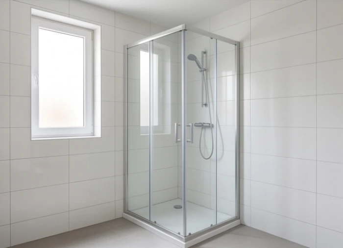 Phòng tắm tiện nghi được đặt tại góc khuất nhằm áp chế luồng khí xấu trong không gian sống