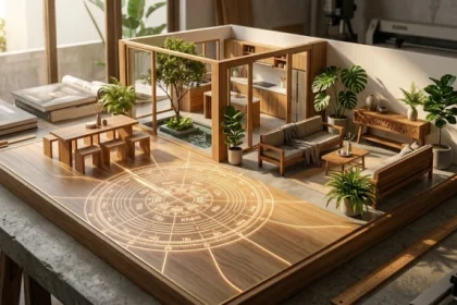 Sơ đồ bát trạch phân tích chi tiết tuổi nhâm tuất 1982 hợp hướng nào để xây nhà thu hút tài lộc và gia đạo bình an