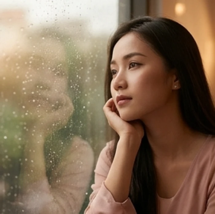 Cô gái bộc lộ nét lãng mạn và mơ mộng đặc trưng của người mang mệnh Thủy