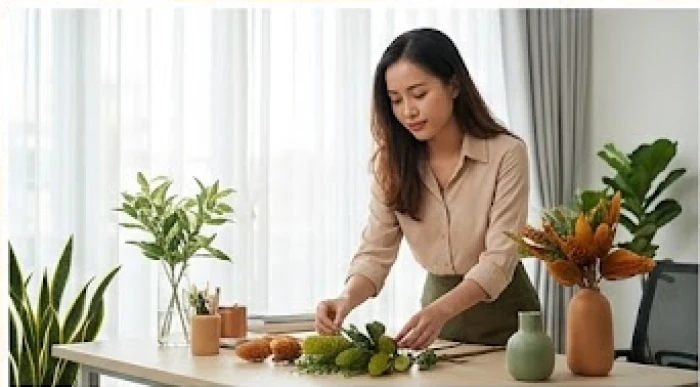Nữ doanh nhân tuổi Ngọ lựa chọn các vật phẩm trang trí và màu sắc tương sinh theo ngũ hành nạp âm