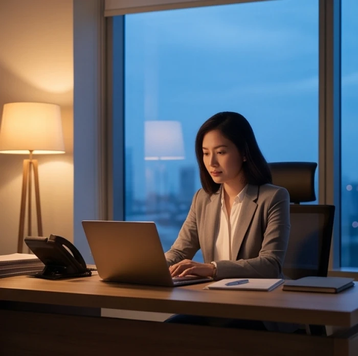 Nữ giới sinh vào giờ Dần thể hiện phong thái dứt khoát và hiệu suất làm việc cao vào sáng sớm tại văn phòng
