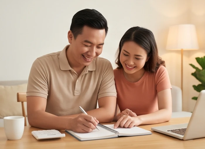 Người vợ tuổi Thìn cùng chồng tuổi Dậu đồng thuận lập kế hoạch quản lý tài chính gia đình viên mãn