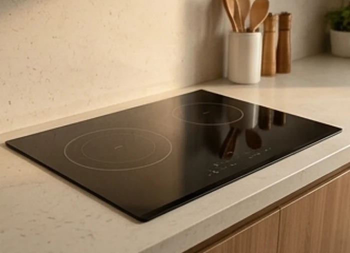 Mặt bếp từ hiện đại được xoay hướng miệng về phía cung Sinh Khí