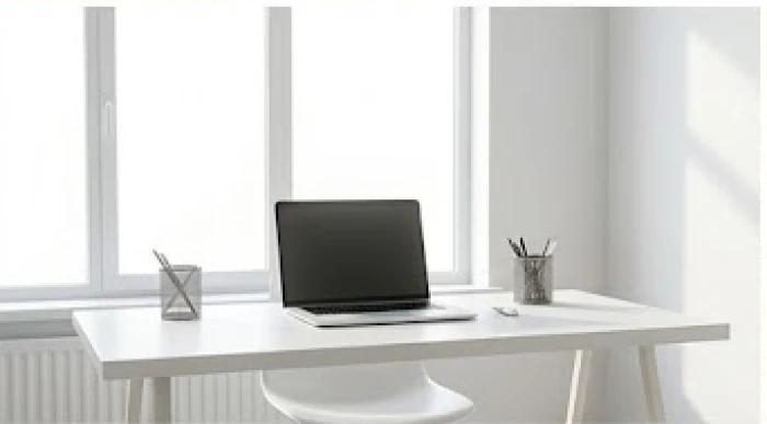 Góc làm việc gọn gàng của nữ Nhâm Thân hướng Tây Bắc giúp tăng cường sự tập trung và thăng tiến