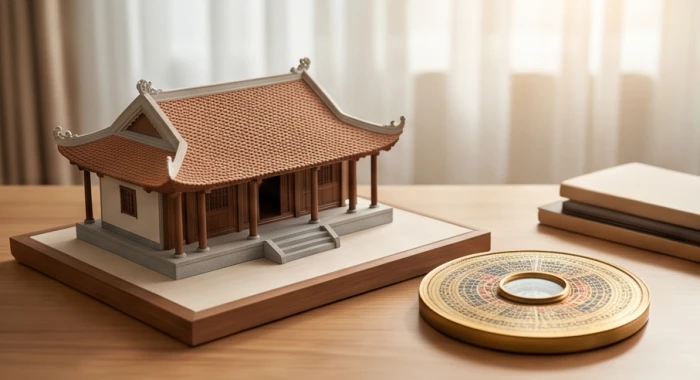 Sơ đồ định hướng không gian phong thủy Bát Trạch cho nam nữ Bính Dần khi nghiên cứu tuổi dần hợp tuổi nào