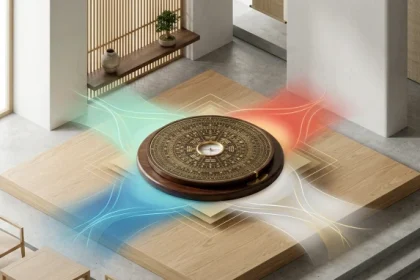 Sơ đồ la bàn phong thủy ứng dụng phương hướng ngũ hành cho không gian kiến trúc