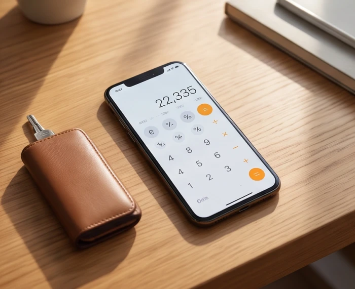 Chủ xe đang đối chiếu phần thập phân của bốn số đuôi với bảng tra ý nghĩa phong thủy chia tám mươi