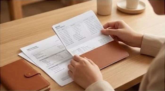 Nữ giới xem xét cẩn trọng hồ sơ tài chính và sổ tiết kiệm để xây dựng quỹ dự phòng an toàn cho những năm đại hạn