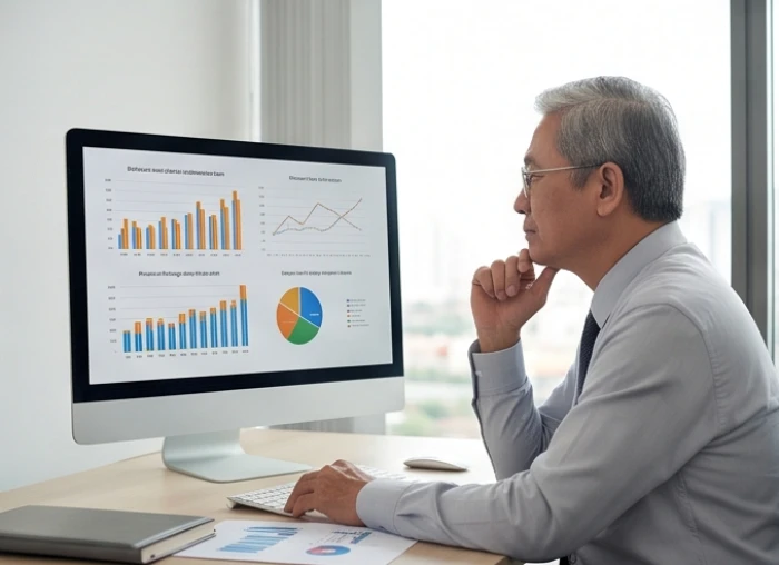 Lãnh đạo doanh nghiệp thiết lập quỹ dự phòng rủi ro và chiến lược tài chính phòng thủ tại văn phòng