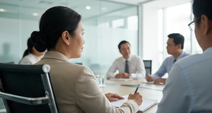 Cuộc thảo luận cởi mở giữa đồng nghiệp thể hiện quy tắc giao tiếp mềm mỏng và lắng nghe của Kỷ Dậu