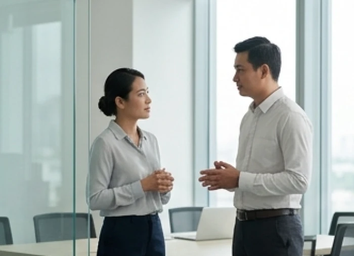 Cuộc trao đổi riêng tư và tôn trọng giữa hai đồng nghiệp giúp tháo gỡ tâm lý phòng thủ của tuổi Quý Sửu