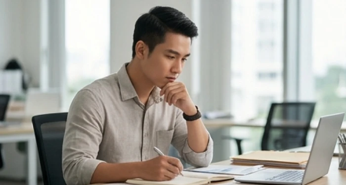 Người trẻ tuổi suy nghĩ cẩn trọng trước các cơ hội nghề nghiệp mới nhằm đảm bảo lộ trình thăng tiến